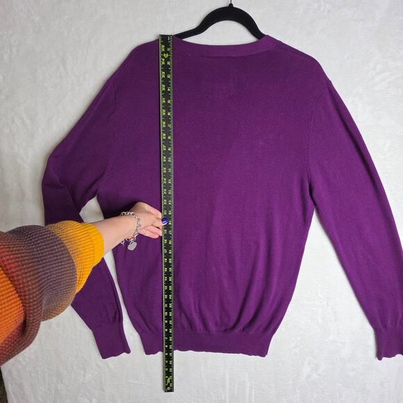 Diesel Vintage Ws L Purple Longsleeve cardigan. Rare Unique Find. Buttondown Fun - Picture 10 of 16